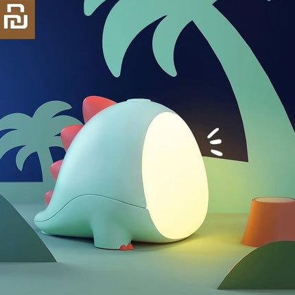 Mjuk dinosaurie nattlampa i silikon