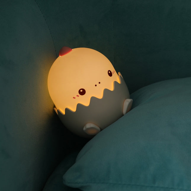Nattlampa dinosaurie i ägg för barn