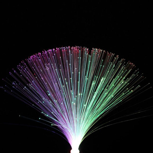 Flerfärgad fiberoptisk LED nattlampa