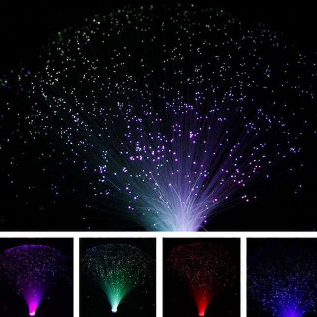 Flerfärgad fiberoptisk LED nattlampa