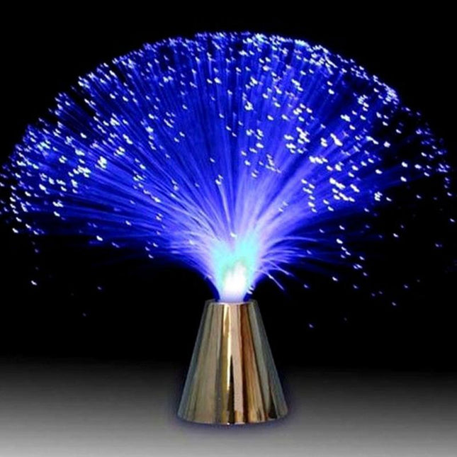 Flerfärgad fiberoptisk LED nattlampa