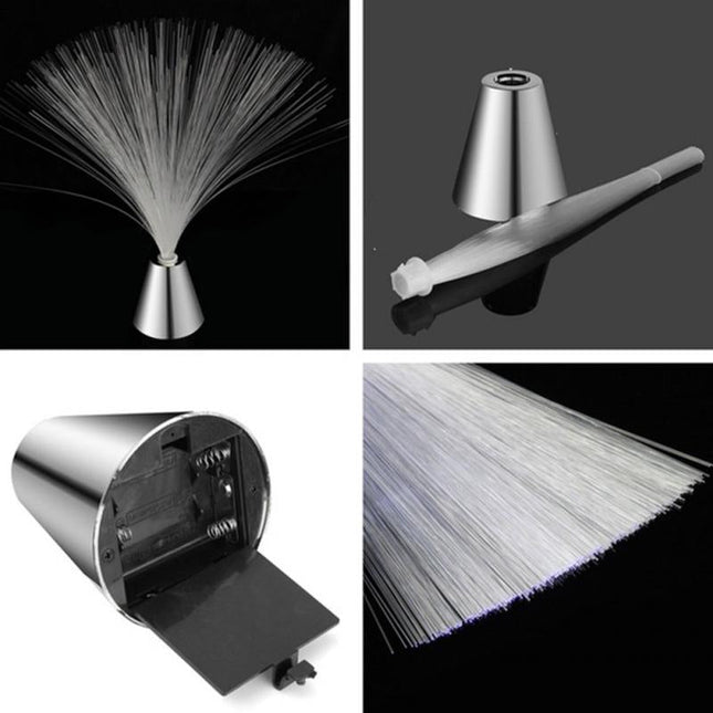Flerfärgad fiberoptisk LED nattlampa