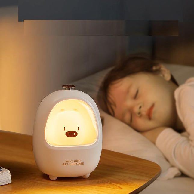 Söt djur nattlampa med touch-funktion