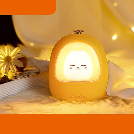 Söt djur nattlampa med touch-funktion