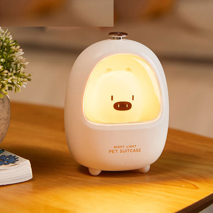 Söt djur nattlampa med touch-funktion