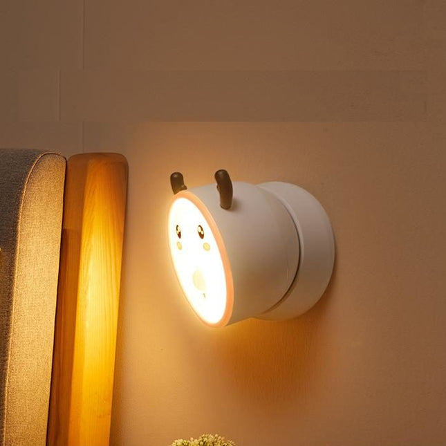 Vägglampa hjort med touch-funktion