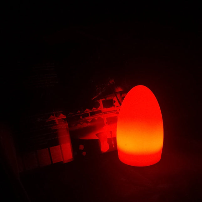 Färgglad LED ägglampa med fjärrkontroll
