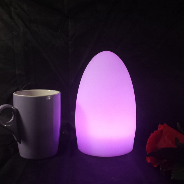 Färgglad LED ägglampa med fjärrkontroll