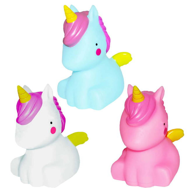 Söt mini enhörning LED nattlampa