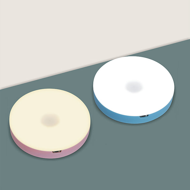 Trådlös självhäftande mini LED touch-lampa