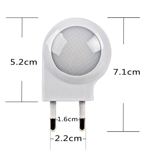 Mini LED väggnattlampa med ljussensor