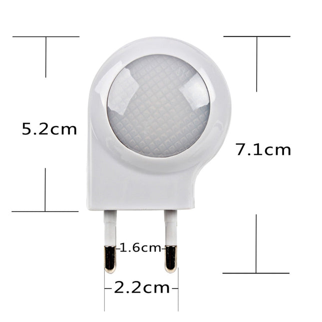 Mini LED väggnattlampa med ljussensor