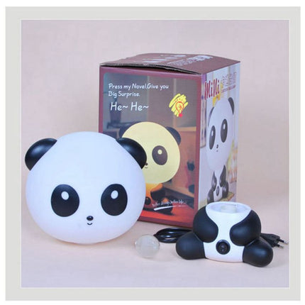 Liten panda nattlampa för sängbord