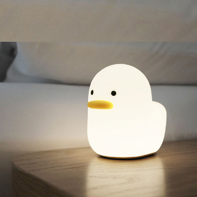 Liten nattlampa anka med timer