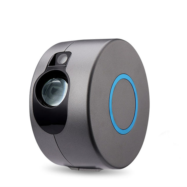 Färgglad galaxprojektor med nebulosamoln