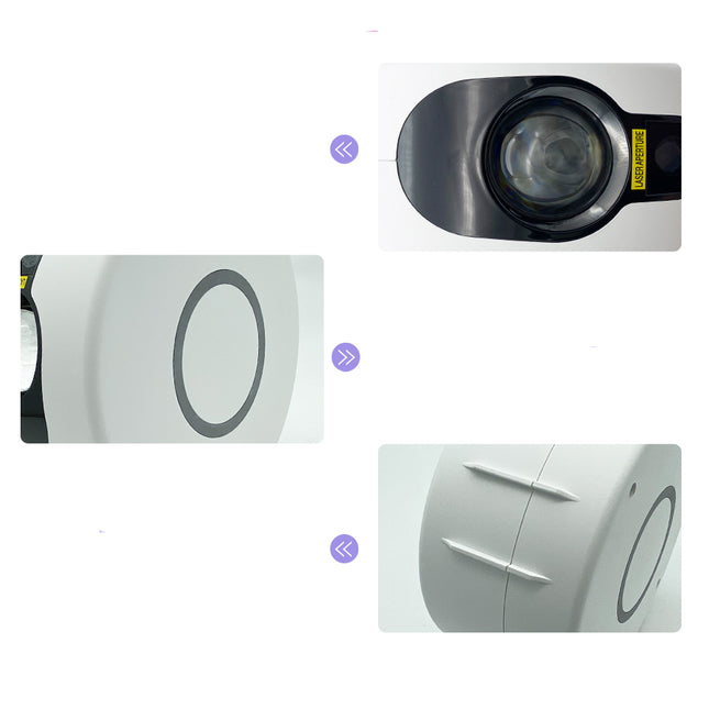 Färgglad galaxprojektor med nebulosamoln