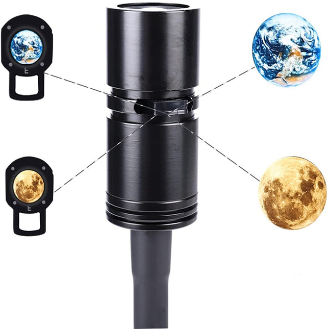 Nattlampa projektor måne och jord