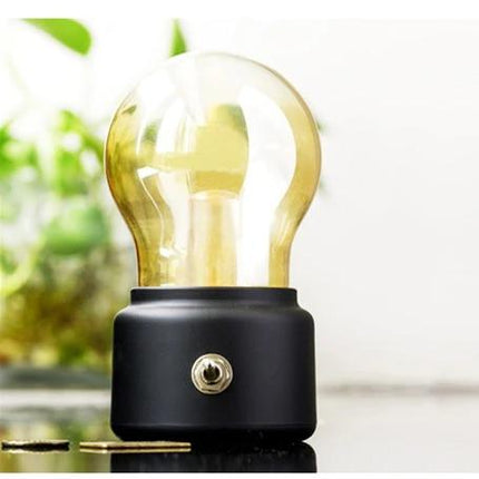 Bärbar vintage LED nattlampa glödlampa