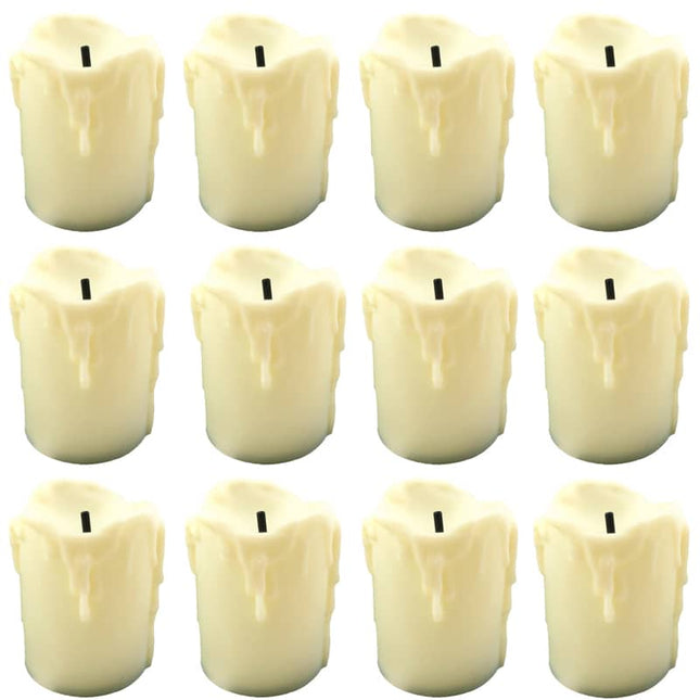 Batteridrivna flamlösa LED värmeljus