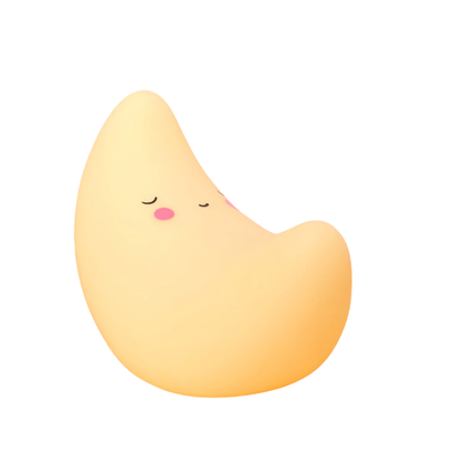 Månformad LED nattlampa för baby