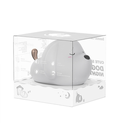 Mysig nattlampa hundvalp för barn