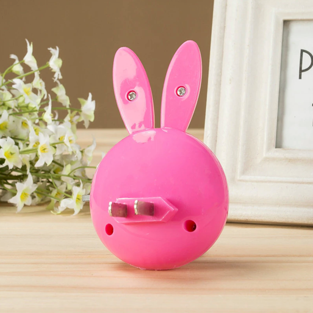 Vägg nattlampa kanin för barnrum