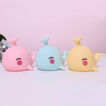 Mjuk nattlampa i silikon val