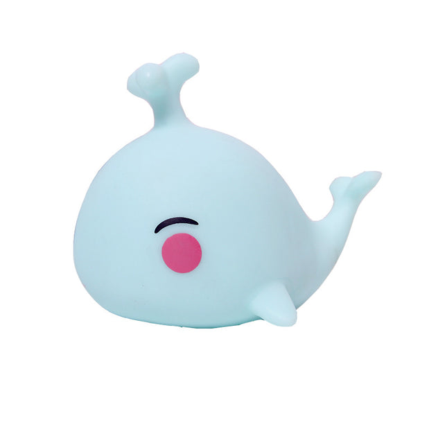 Mjuk nattlampa i silikon val