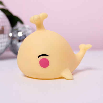 Mjuk nattlampa i silikon val