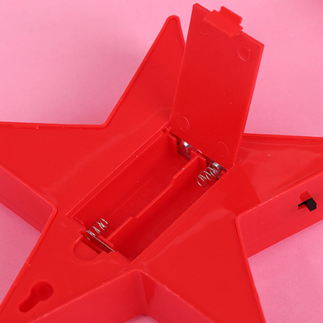 Röd LED stjärnlampa för dekoration