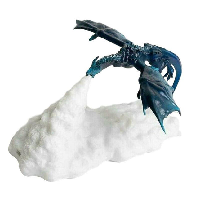 3D-printad nattlampa drake med eld