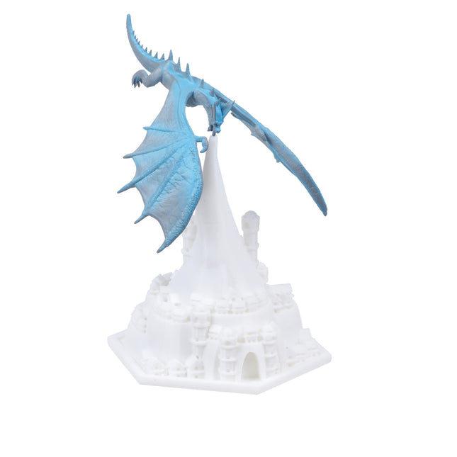 3D-printad nattlampa drake med eld