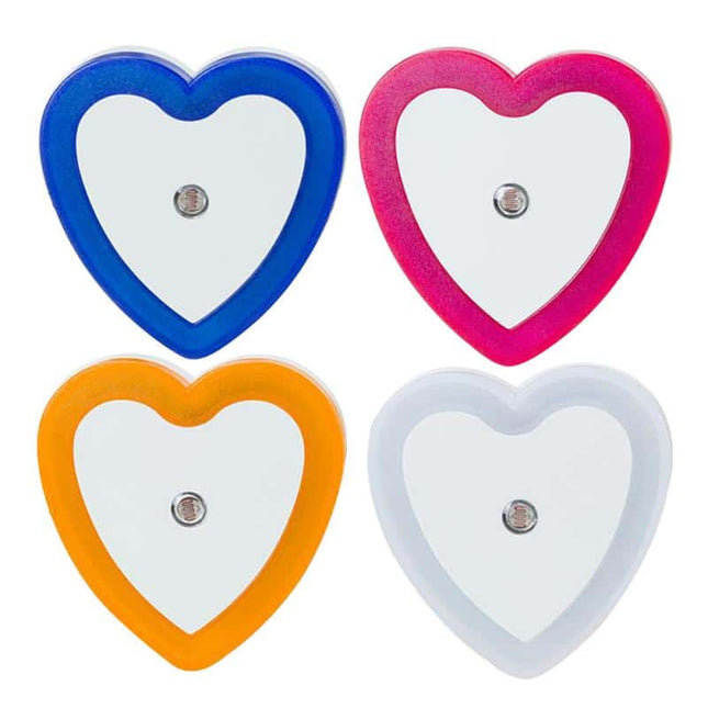 Hjärtformad smart LED nattlampa för barn