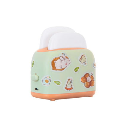 Uppladdningsbar nattlampa som söt brödrost