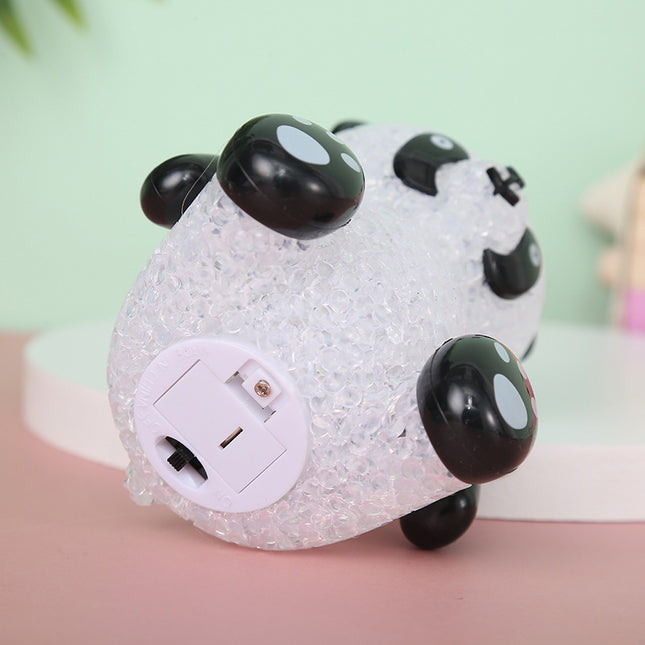 Lysande panda LED-lampa för barnrum