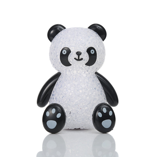 Lysande panda LED-lampa för barnrum