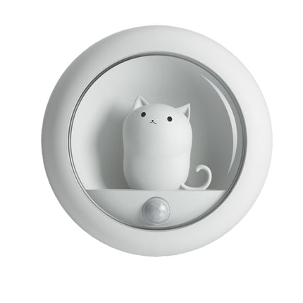 LED nattlampa med rörelsesensor katt