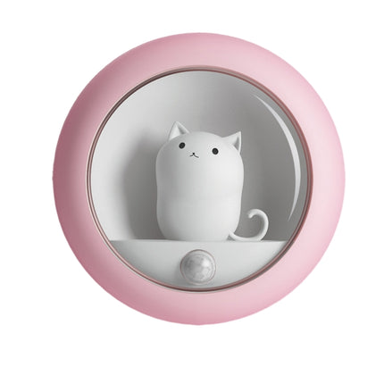 LED nattlampa med rörelsesensor katt