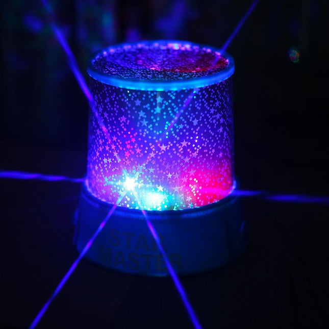 Stjärnhimmel projektor nattlampa för barn