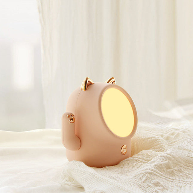 LED nattlampa touch lyckokatt design