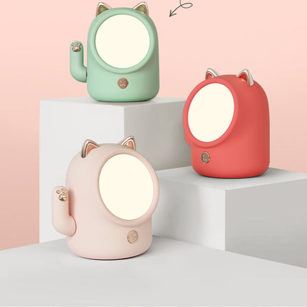 LED nattlampa touch lyckokatt design