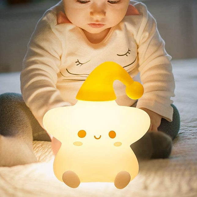 Lysande stjärna nattlampa med 7 färger