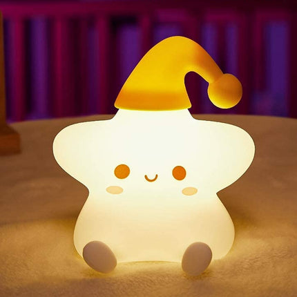 Lysande stjärna nattlampa med 7 färger