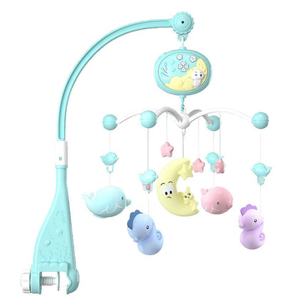 Musikmobil för spjälsäng med nattlampa