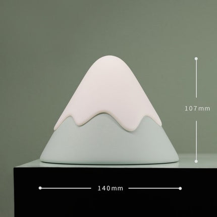 Mjuk nattlampa i silikon bergform