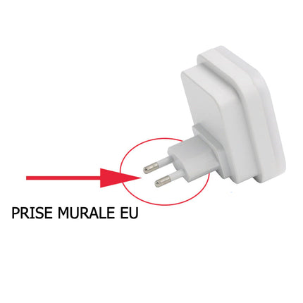 Fyrkantig LED nattlampa med ljussensor