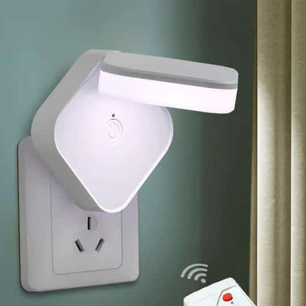 Plug-in nattlampa med fjärrkontroll