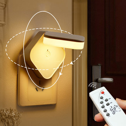 Plug-in nattlampa med fjärrkontroll