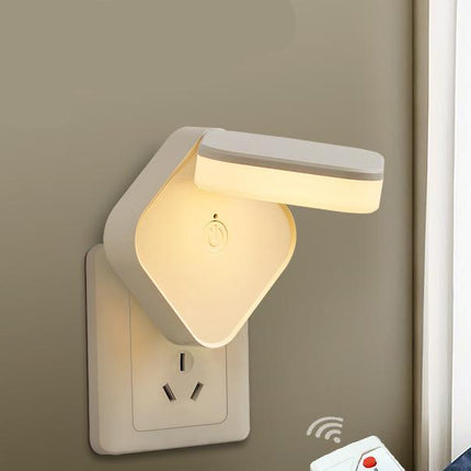 Plug-in nattlampa med fjärrkontroll