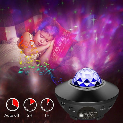 Galaxiprojektor nattlampa med musik Bluetooth